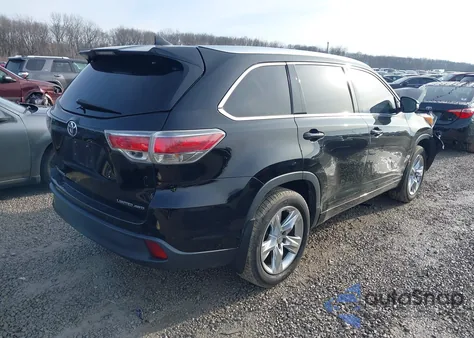 2014 Toyota Highlander Limited V6 из США, поврежденный, VIN 5TDDKRFH5ES058445